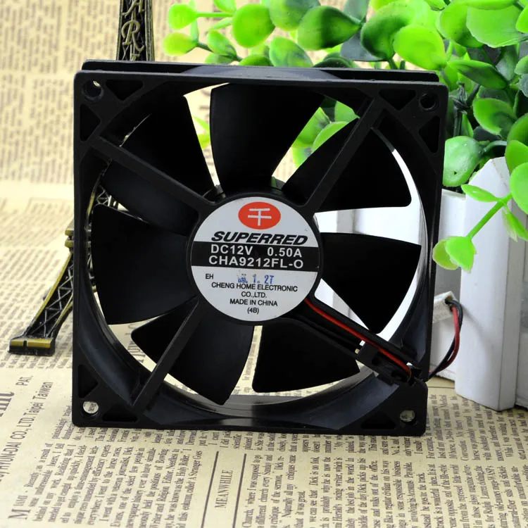 CHA9212FL-O(E) 12V 0.50A 3 провода 9025 защита двигателя охлаждения