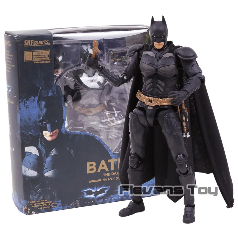 DC Бэтмен Темная ночь shf Action Figure Коллекционная модель игрушки - Цвет: box