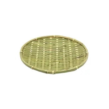 

Handmade Bamboo Braided Plate Bamboo Sieve Round Snack Dish Fruit Basket Eco-friendly Bamboo Sieve Round Snack Dish Fruit Basket