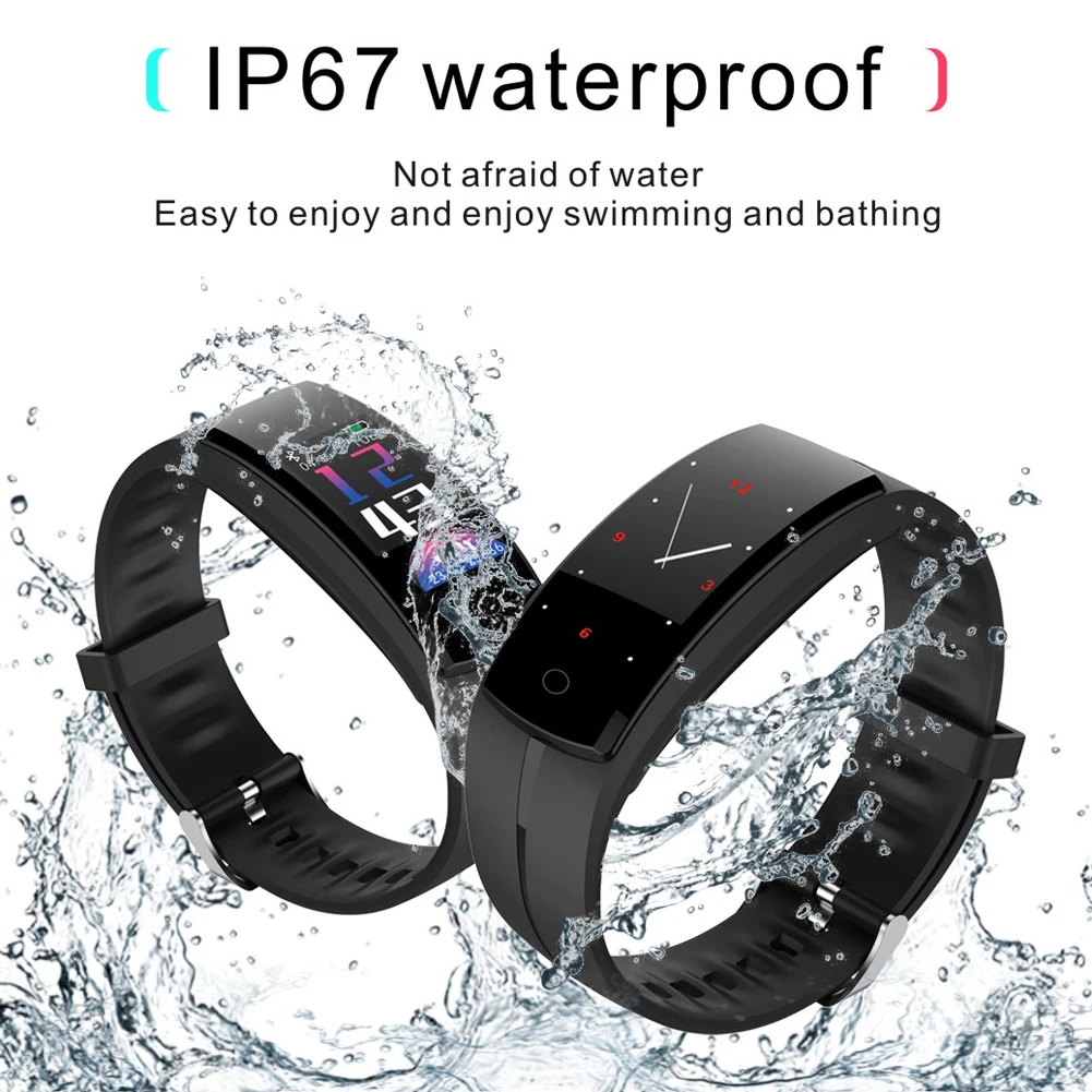 QS100 Смарт-часы IP67 водонепроницаемые Смарт-часы монитор сердечного ритма несколько спортивных моделей Браслет фитнес-трекер для мужчин и женщин