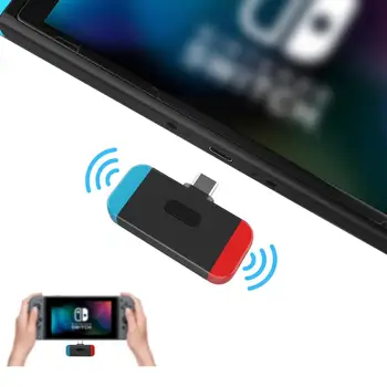 

New Bluetooth Audio Transmitter Adapter Converter Support In-Game Chat For Nintendo Switch PC Bluetooth Headphone PS4 Plug & Pla
