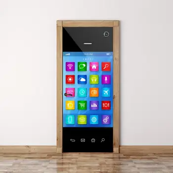 

3D Step Door Sticker New Decals Mural DIY Cell Phone App Icon Selfadhesive Waterproof Wallpaper Poster Renovation For Home Decor