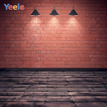 

Yeele Bar Pub Red Brick Wall Dim Lights Photocall Photography Backdrops Personalized Photographic Background For Photo Studio