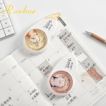 

ROWBOE cute stationery Korea small fresh correction with cute minimalist creative correction correction with Kawaii supplies