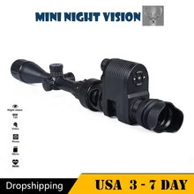 Мини-охотничий прицел, камера ночного видения, Цифровой Интегрированный ИК прицел ночного видения, оптический прицел, инфракрасная камера Мини-охотничий прицел, камера ночного видения, Цифровой Интегрированный ИК прицел ночного видения, оптический прицел, инфракрасная камера