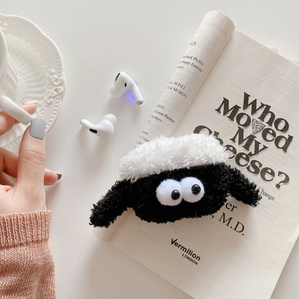 Чехол для наушников Airpods с изображением клубники и медведя, милый силиконовый защитный чехол для bluetooth-наушников-3 поколения