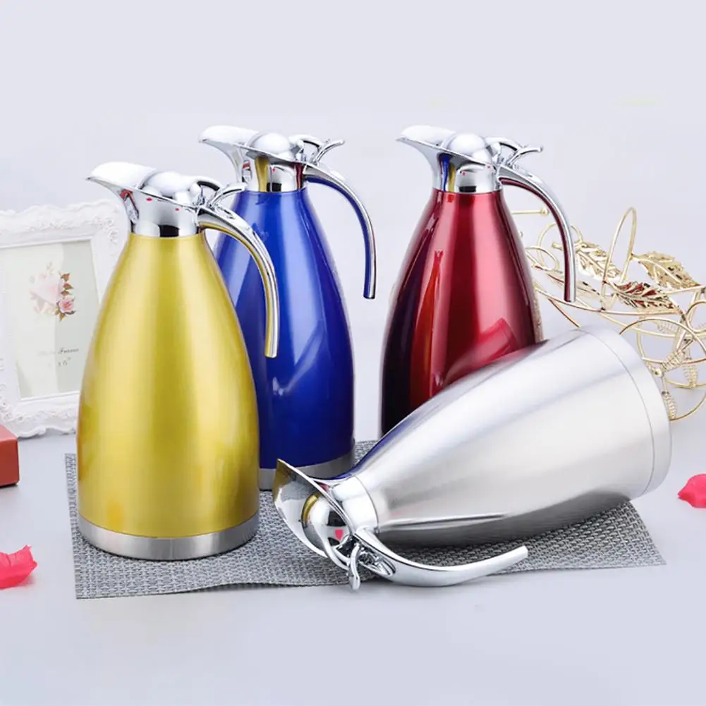 1.5L Stainless Steel Thermal Flask Jug Coffee Pot Vacuum Insulated Water 25cm x 14cm |