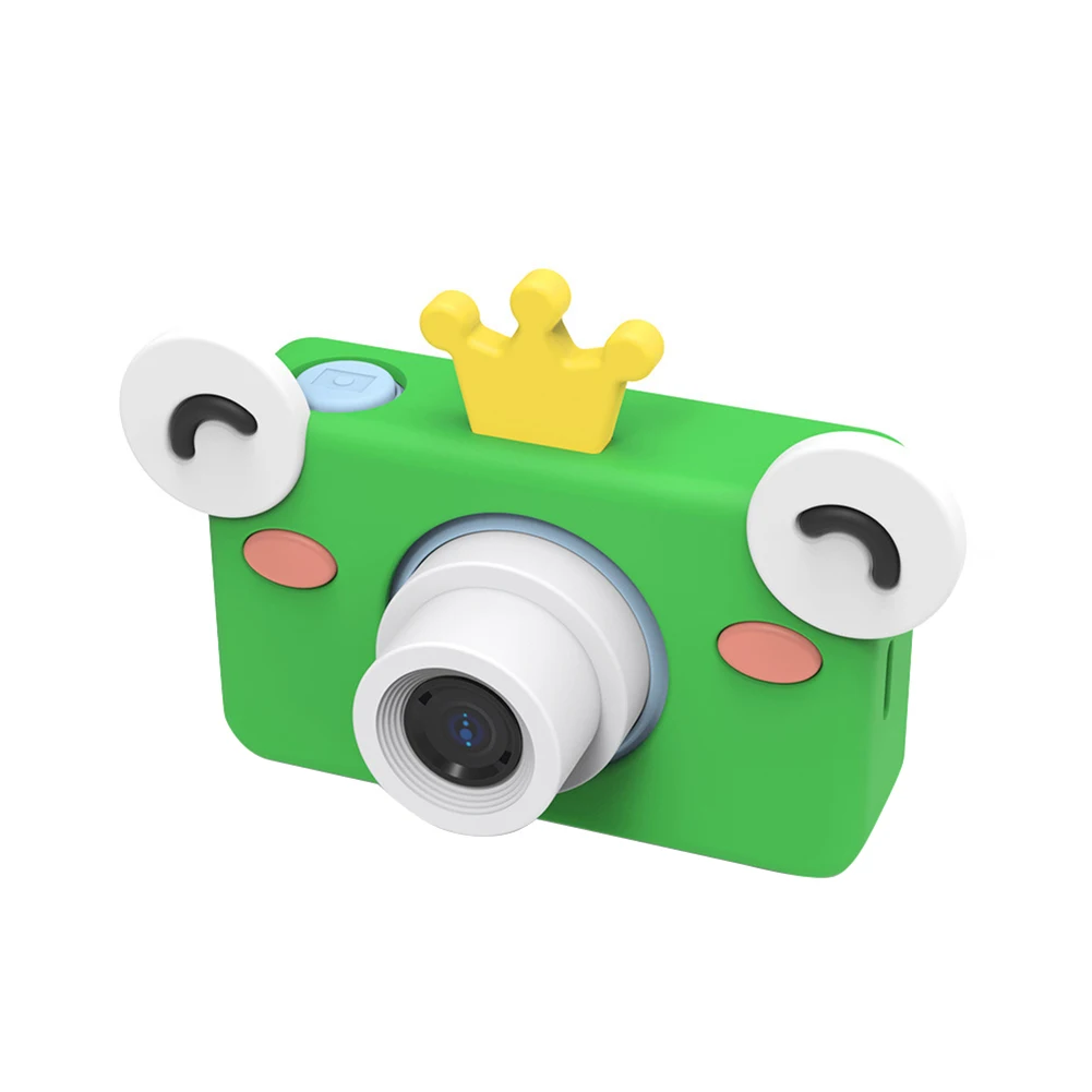 Мини подарки игрушки детские цифровые камеры компактный видео дети фотографии Высокое разрешение дети прочный обучающий портативный - Цвет: Frog