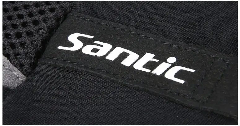 SANTIC перчатки для велоспорта, ветрозащитные уличные велосипедные перчатки с длинным пальцем, ультра-толстые зимние флисовые теплые перчатки