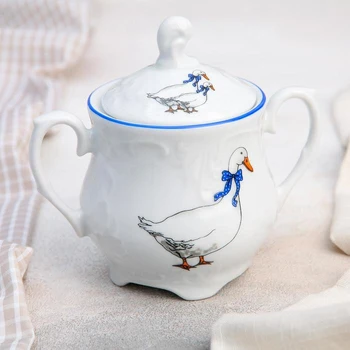 

Sugar Bowl "Of The Rococo. Geese", 250 ml