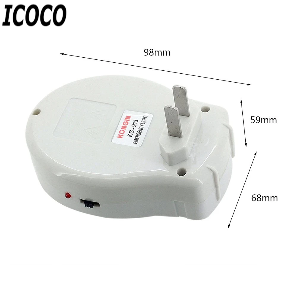 1pc 2W 13 LED Rechargeable Home Emergency Light Automatic Power Failure Outage Lamp Bulb Night Light 110-240V US Plug Sale