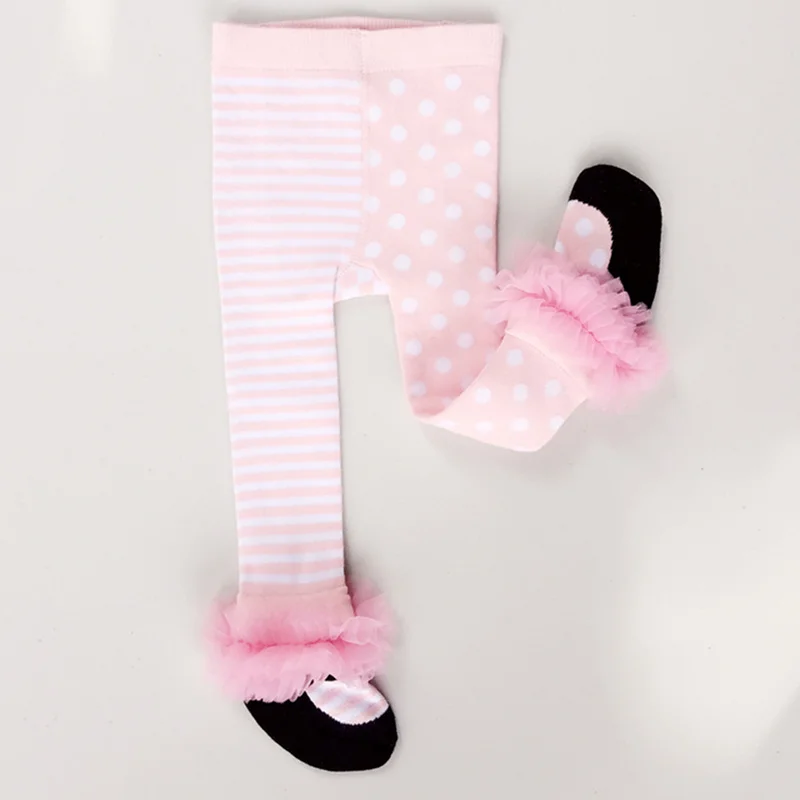 Spring Autumn warm Baby Girls Leggings Kids Stretch Legging Lovely Lace Newborn Infant Girl Princess Pants Children Clothes
