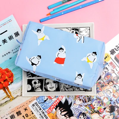 TANTO store Kiitos, дизайн, нейлоновая косметичка из серии Tokyo impression, креативная иллюстрация, сумка для путешествий