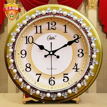 

Large Vintage Wall Clock Living Room Shabby Chic 3d Silent Kitchen Clock Retro Farmhouse Decor Relogio Parede Home Decor SC335