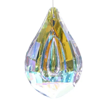 

Pipa crystal chain pendant Rainbow Drops Craft Hanging Chain Window Ornament Home Garden Decoration LL@17