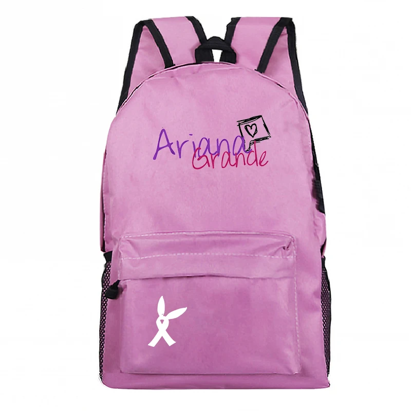 Розовый рюкзак Ariana Grande Mochila Feminina, женский рюкзак, школьные сумки для подростков, мужской рюкзак для ноутбука, Детский рюкзак для путешествий - Цвет: 24