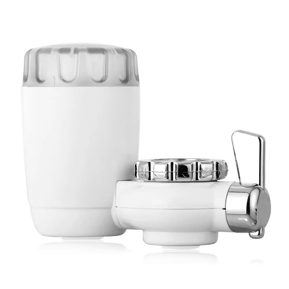 Washable Faucet Filter Tap Adapter White Environmental Bath Water Filter Swivel Head Household Ceramic Percolator