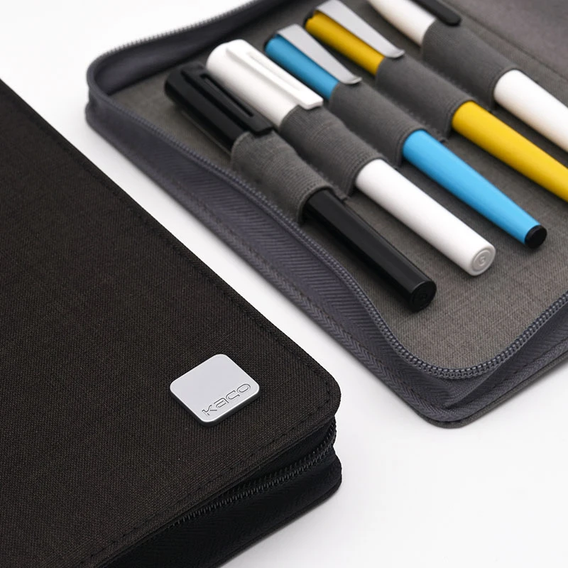 KACO Pen Storage Bag Portable Zipper Pencil Bag Pen Case Waterproof Canvas 10 Pens 20 Pens pen holder,stationery organizer,capybara pencil case,stationery storage box