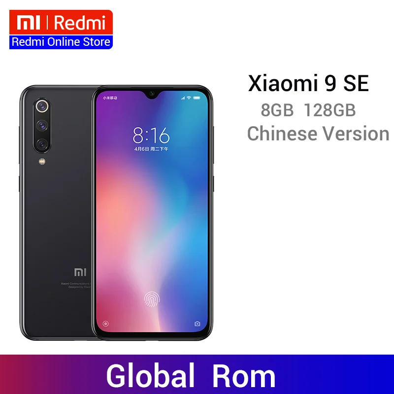 Глобальная ПЗУ Xiaomi mi 9 SE 8 Гб 128 ГБ восьмиядерный смартфон Snapdragon 712 5 97 &quotAMOLED FHD