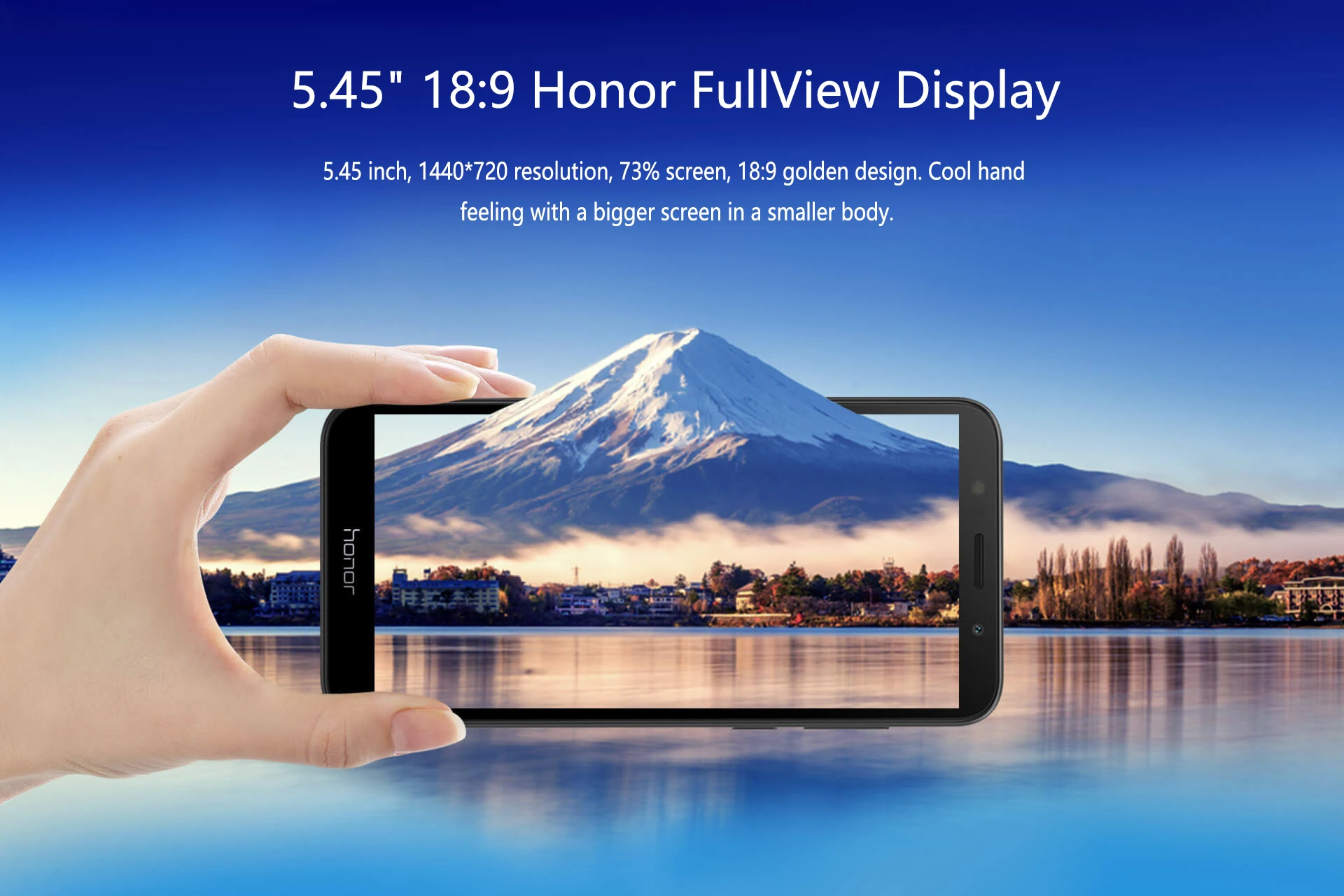 Honor 7S глобальная версия 2 Гб 16 Гб 5,4" 18:9 экран FullView MT6739 четырехъядерный 13 МП камера заднего вида 3020 мАч мобильный телефон