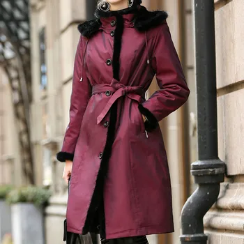 

Mink Fur Collar Rex Rabbit Lining Jacket Autumn Winter Coat Women Clothes 2020 Korean Streetwear Tops Chaqueta Mujer ZT3381