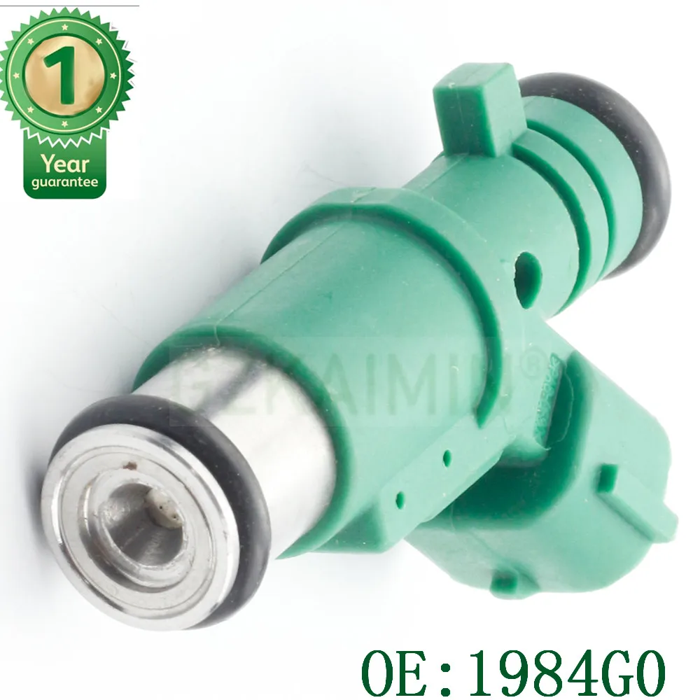 Набор 4 фирменных новых Топливная форсунка для CITROEN C3 PEUGEOT 206 1984G0 9655833580 01F-023 348002 01F023 км