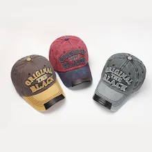 Оригинальная Черная бейсбольная кепка для мужчин и женщин, Регулируемая Кепка в стиле хип-хоп