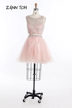 

Cocktail Dresses 2020 Elegant Beading Party Dress Gowns For Women Party Gowns Robe De Soiree