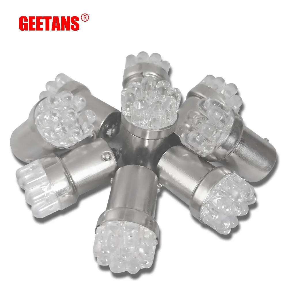 Geentans 10 шт. T10 1156 COB 9SMD авто тормоз светильник Светодиодные лампы задний свет сигнал