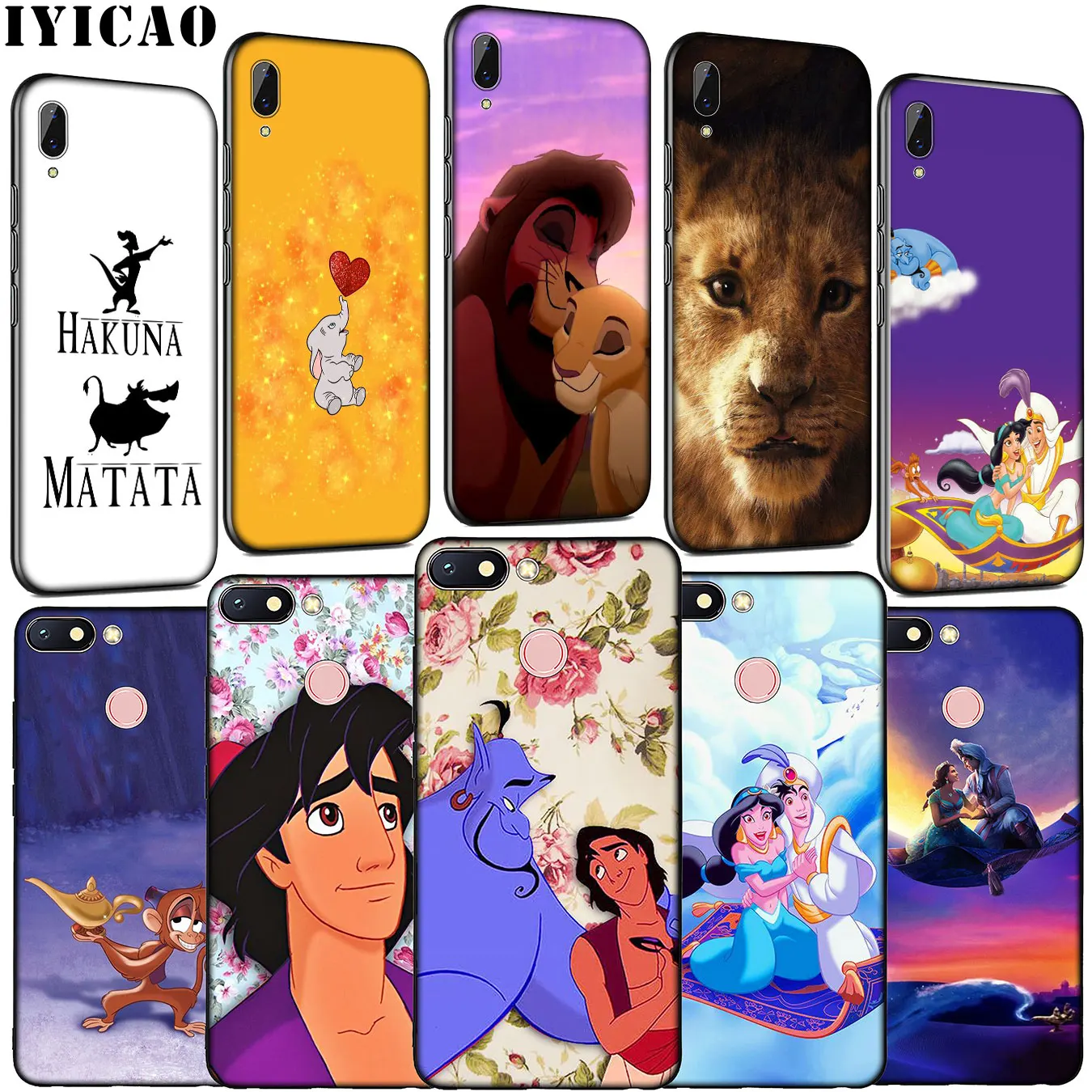 Мягкий силиконовый чехол для телефона lion king Aladdin Xiaomi Redmi Note 8 8T 8A 7 7A 6 6A 5 5A K30 K20 Pro GO S2 |