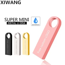 Металлический usb флеш-накопитель usb 3,0 флеш-карта памяти 64 Гб 128 ГБ высокоскоростной u-диск 8 ГБ флеш-накопитель 16 Гб Флешка 32 Гб бесплатный логотип на заказ