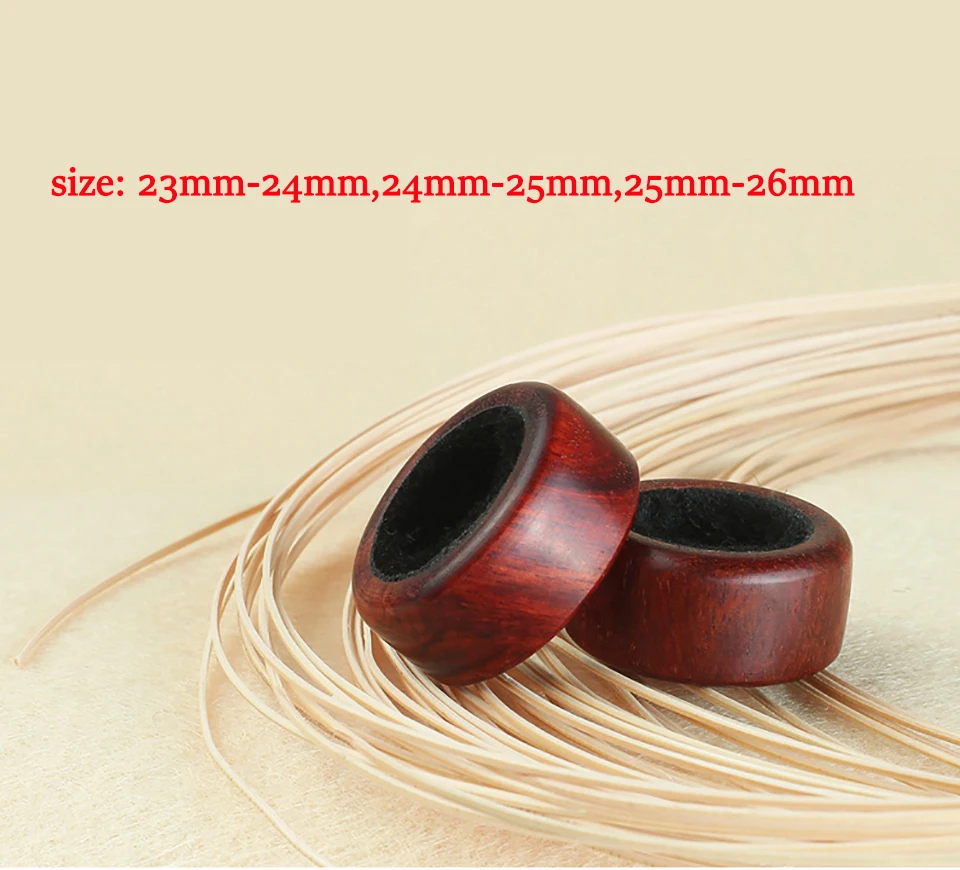 23mm-26mm LINNHUE Удочка из красного дерева, клип уплотнительное кольцо крови сандалового дерева анти-плавательная маска рыболовные принадлежности для предотвращения Рыбная Удочка от падения - Цвет: 23mm-26mm