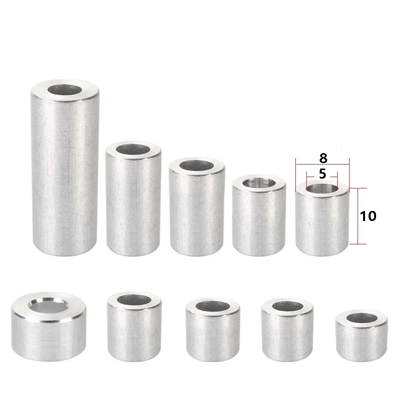 RAMPS 20 Stück 3D-Druckerteile Aluminium-Abstandshalter V-Nut-Isolationssäule Separate Säule Quarantäne Bohrung 5 mm 3D-Drucker