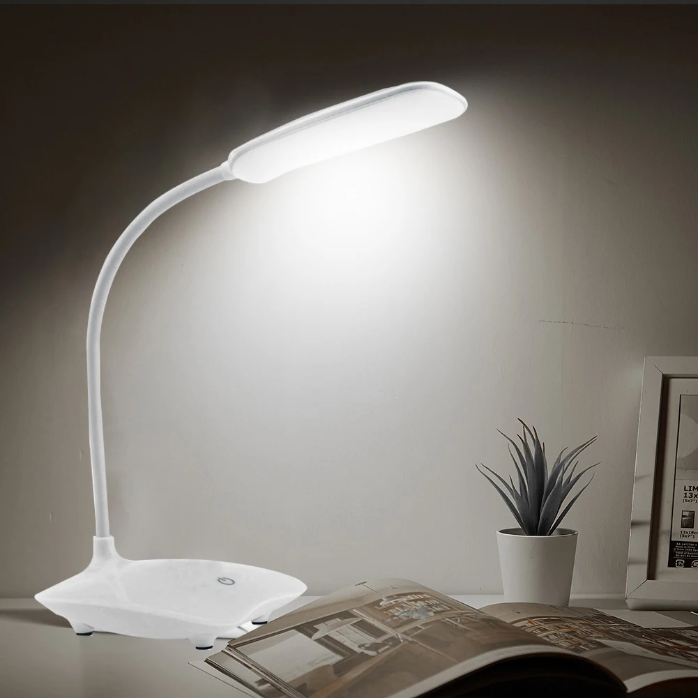 LED Table Lamp USB Charging Night Light Reading Lamp Adjustable Desk Light 