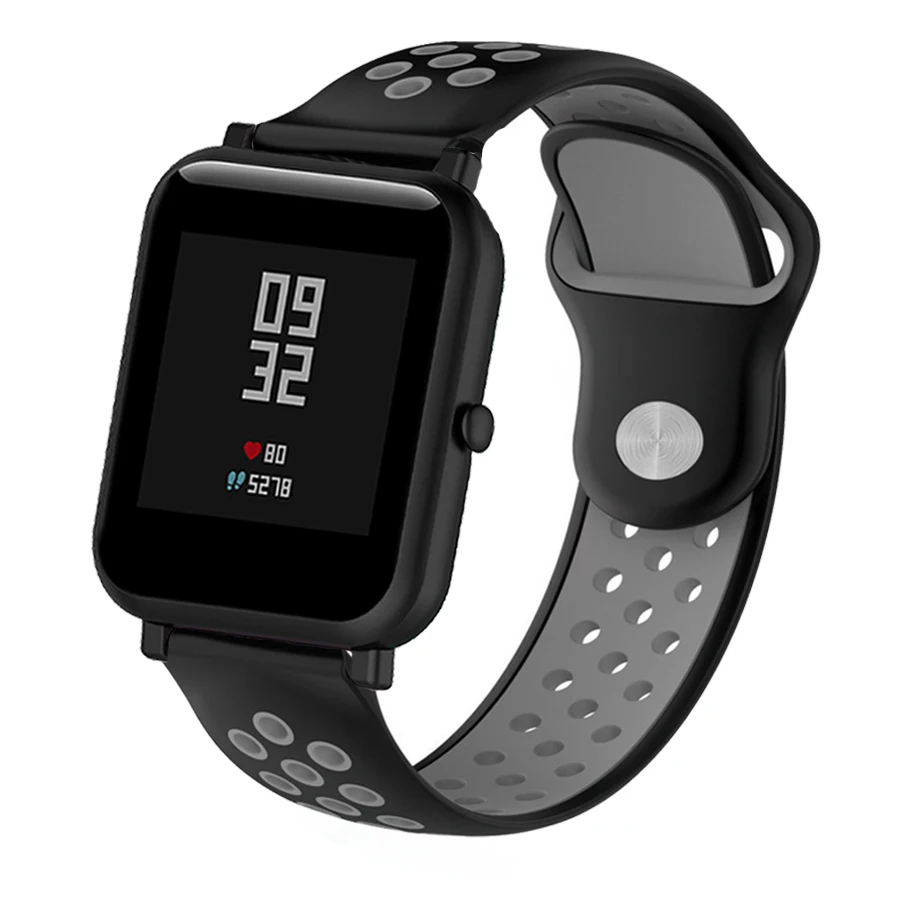 Ремешок для часов Huami Amazfit 20 мм спортивный ремешок Xiaomi mijia Garmin Forerunner 645 Vivoactive