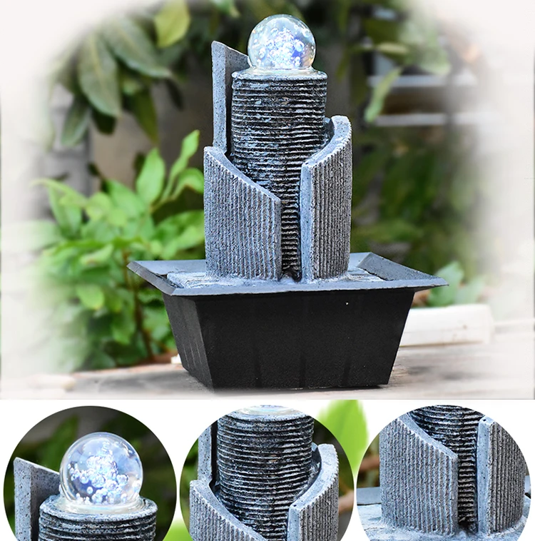 110 В/220 В креативные домашние фонтаны офисный стол мини-водопад ...