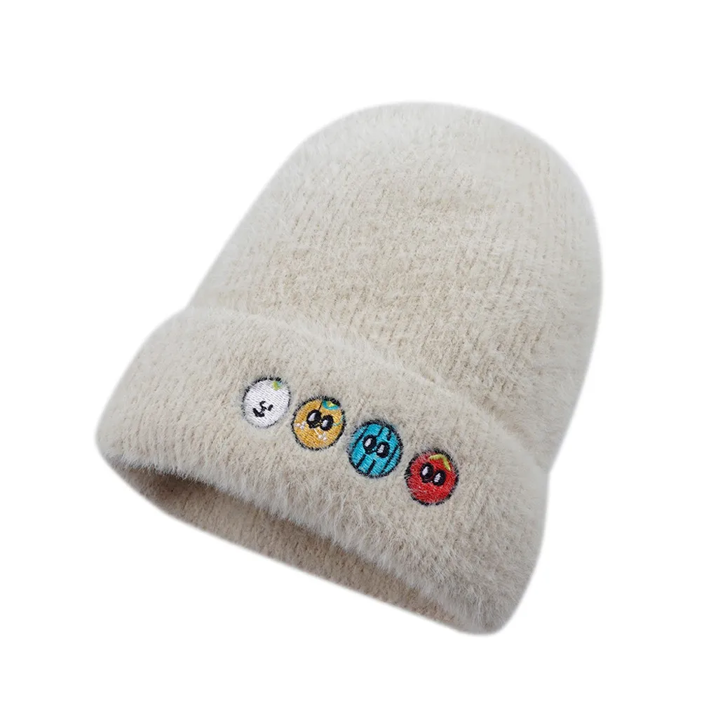 Модная Женская бейсбольная Кепка шапка унисекс из хлопка с принтом gorros Mujer invierno зимняя теплая утолщенная вязаный шарик Кепка