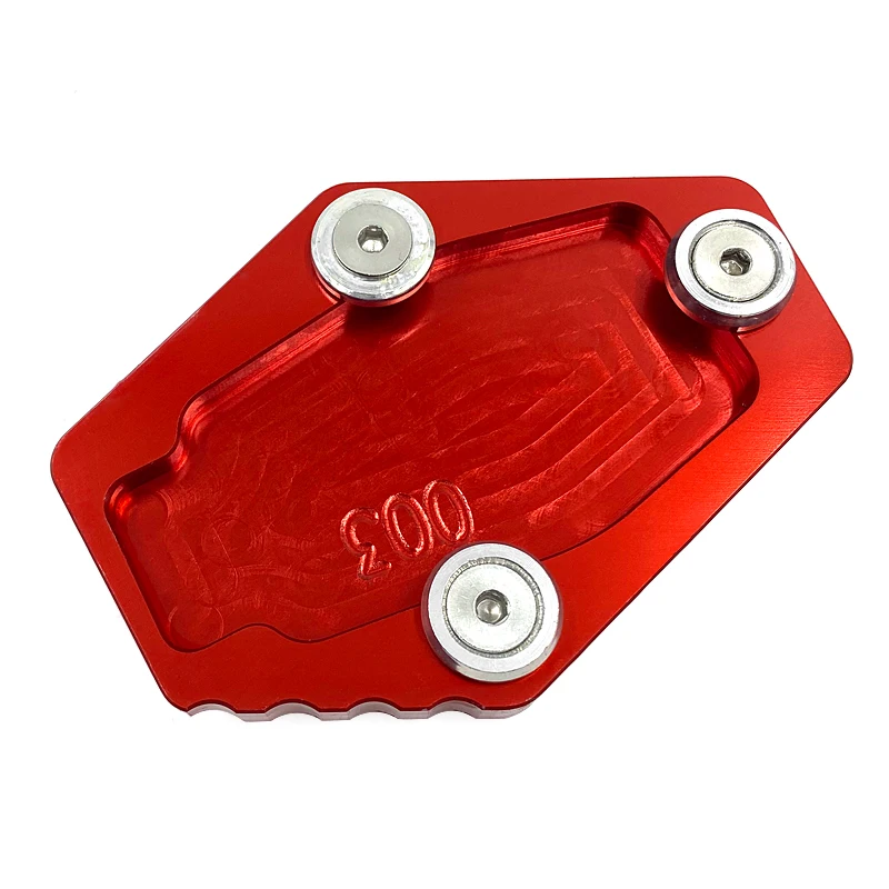 CNC Kickstand Foot Side Stand Extension Pad Support Plate For DUCATI Multistrada 1200 S Monster 795 796 821 1200 1200S  (4)