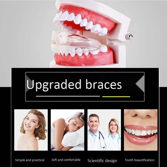 3 Stages  Orthodontic Teeth Corrector Braces Tooth Retainer Straighten Tools Teeth Capped Hygiene Corrector 4