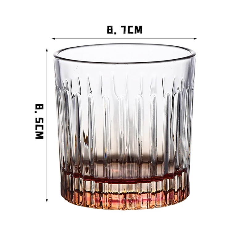 2pcs Whiskey Glasses Vodka Cup 300ml Engraved Diamond Crystal Spirits Glass  Tumbler Hotel Restaurant Water Glasses Barware - Glass - AliExpress