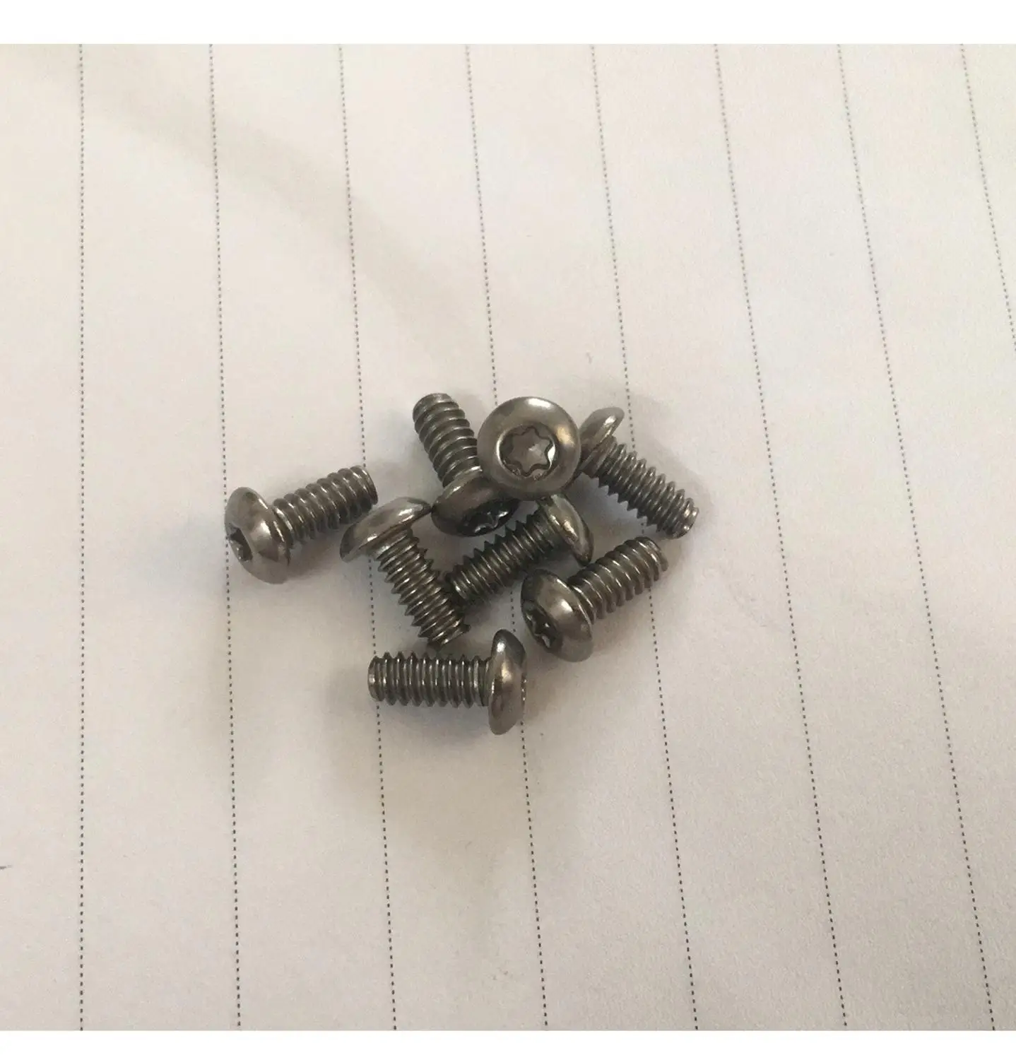 1000 шт./лот сделанный на заказ титановые винты M2.5x3.5 Torx T6 Драйвер пользовательская небольшая ферма головка Ti GR2(20 дней