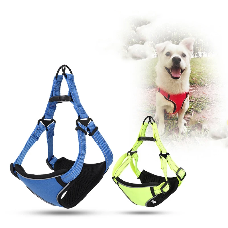 

Dog Harness Vest Reflective Pet Harness Mesh Breathable dog Harnesses pet Chest strap for puppy Small Medium Large big Dogs