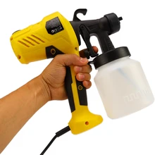 Высокое давление всасывания типа DIY спрей краски инструмент 220 В 400 Вт Аэрограф пистолет применим к мебельной технике и DIY