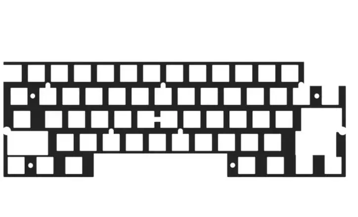KBDFANS пластина звукопоглотитель пены DZ60RGB DZ60 Тихая пленка|Аксессуары для мышей и