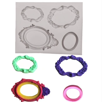 

Classic Frame Moulds Fondant Cakes Decorating Tools Silicone Molds Sugarcrafts Chocolate Baking Tools For Cakes Gumpaste Form