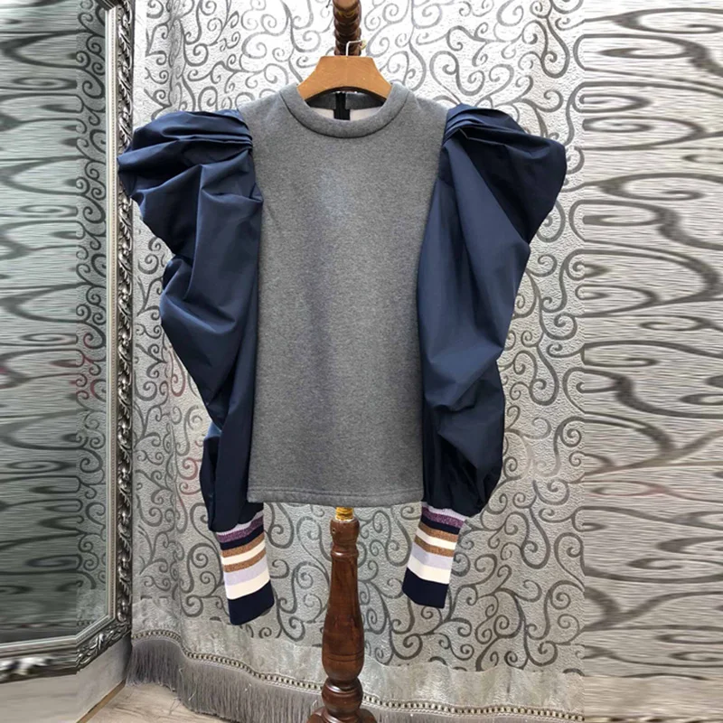 SuperAen/осень, новые женские футболки, модные повседневные женские футболки из хлопка с круглым вырезом и длинными рукавами, женские топы