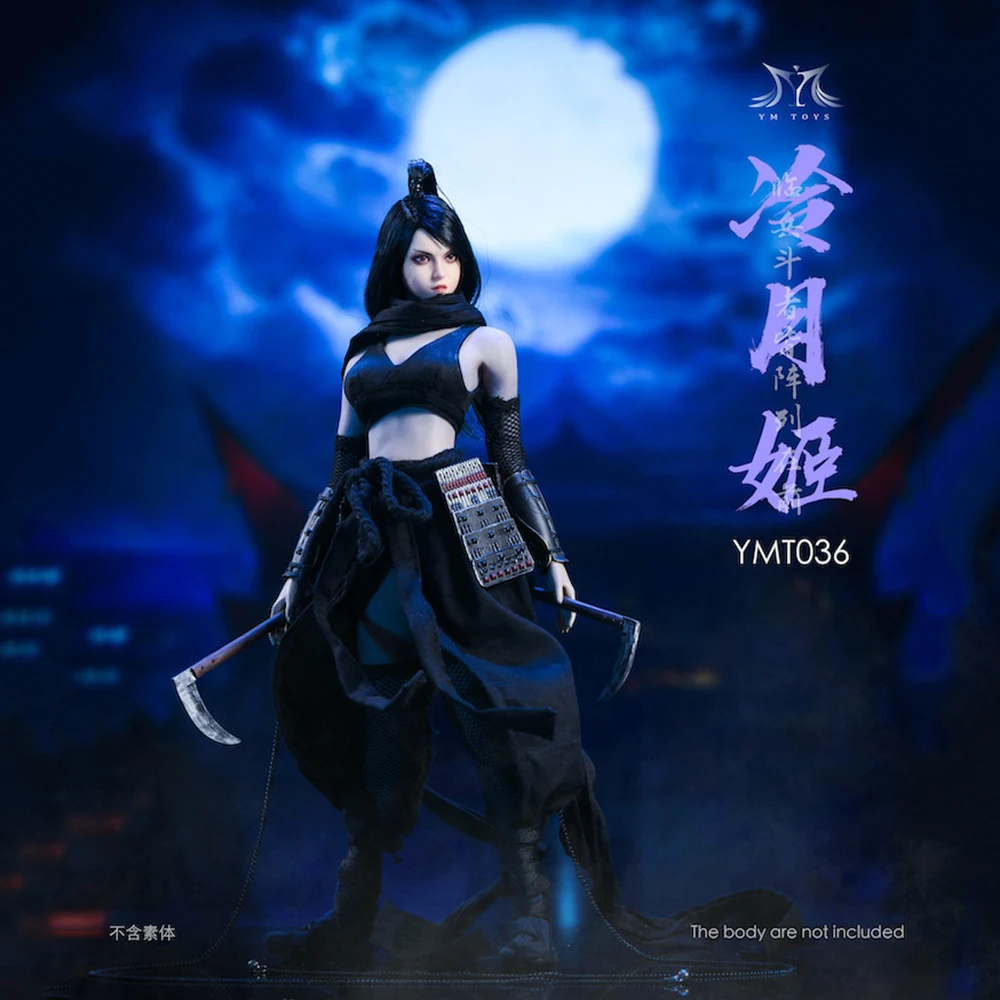 

YMTOYS 1/6 YMT036 Leng Yue Ji Ninja Assassin Costume + Head Sculpture Without Body For Collection
