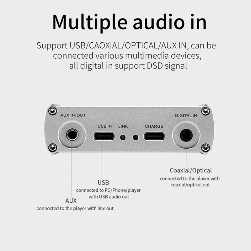 XDuoo XD 05 Plus 1000mW output Portable USB DAC Headphone Amplifier AMP with XMOS XU208 AK4493EQ 32Bit 384kHz DSD256