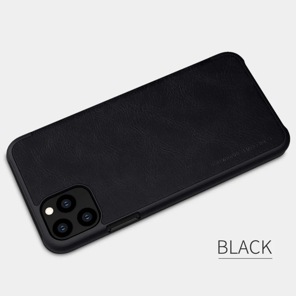 Кожаный чехол Nillkin QIN для iPhone X XS Max XR iPhone 11 Pro MAX, карман для карт, кошелек, сумка, откидная крышка