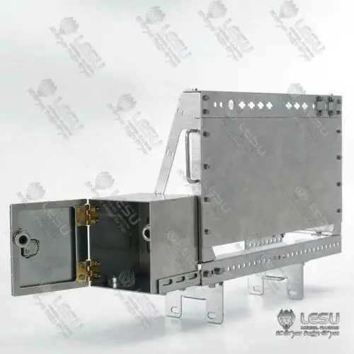 LESU 1/14 RC модель металлический ящик для инструментов Guardboard педаль для Tmy MAN тягач TH15166
